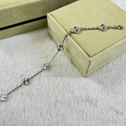 [Olivia JW]CLOVER 6 MOTIF DIAMOND BRACELET