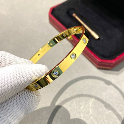 [Olivia Jewelry]LOVE BRACELET 6.1MM 10 DIAMONDS