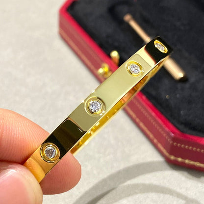 [Olivia Jewelry]LOVE BRACELET 6.1MM 10 DIAMONDS