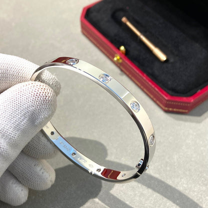 [Olivia Jewelry]LOVE BRACELET 6.1MM 10 DIAMONDS