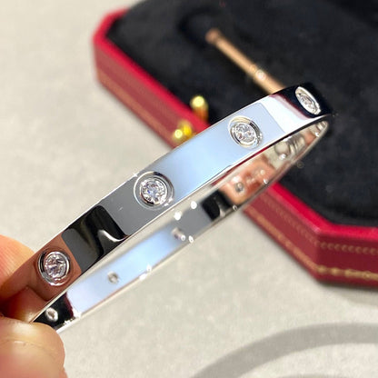 [Olivia Jewelry]LOVE BRACELET 6.1MM 10 DIAMONDS