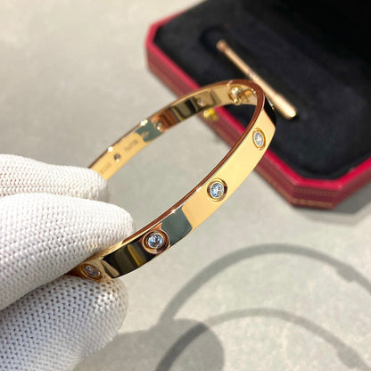 [Olivia Jewelry]LOVE BRACELET 6.1MM 10 DIAMONDS