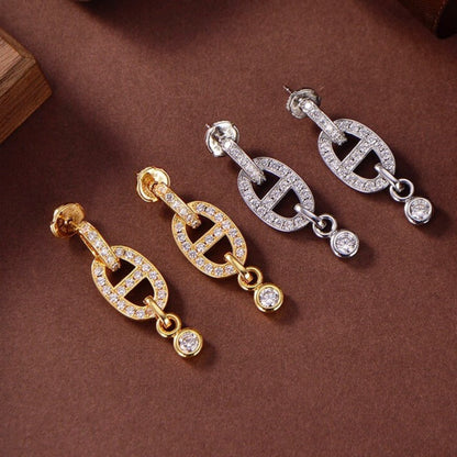 [Elitejewels] HM CHAINE DIAMANT OHRRINGE