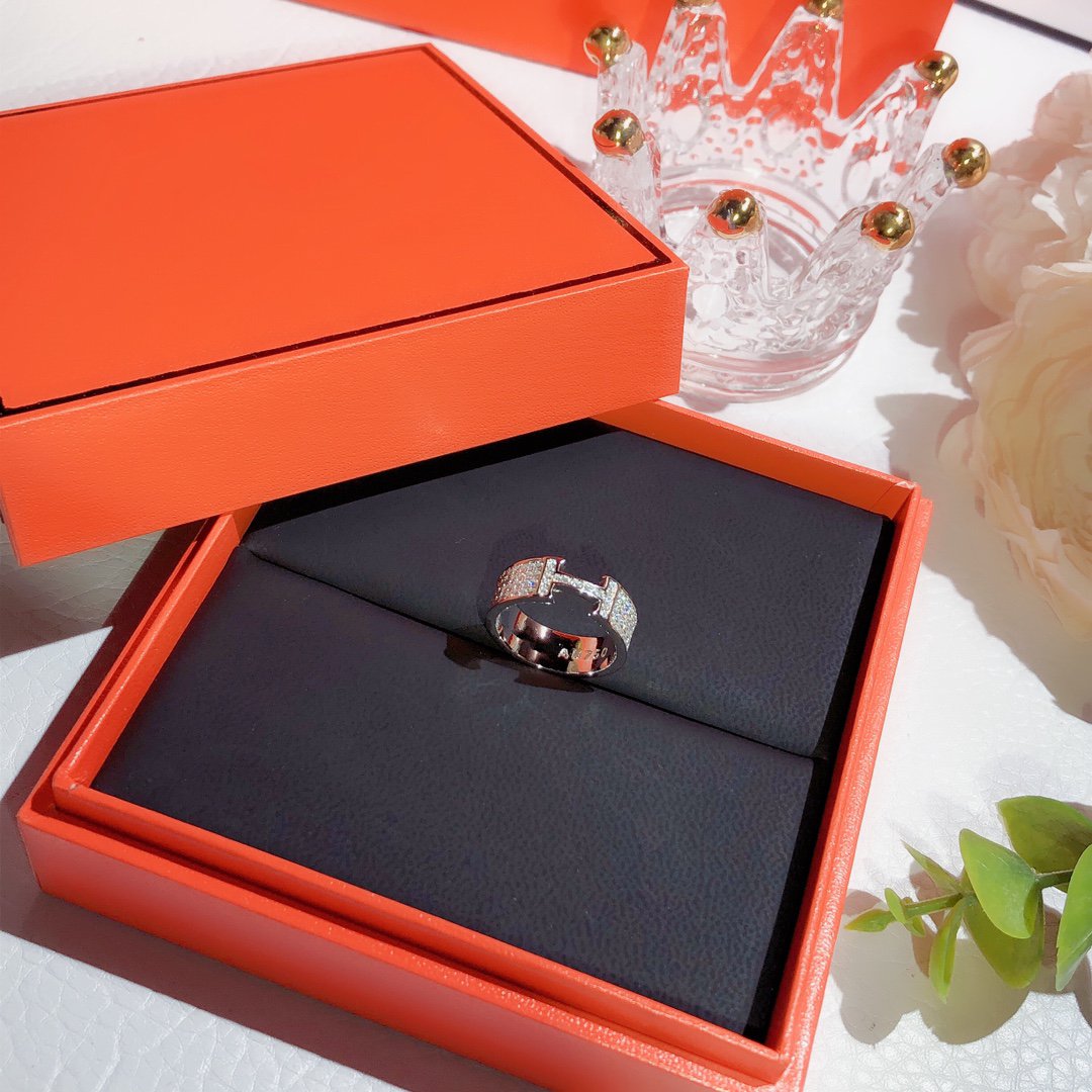 [Olivia Jewelry]H RING FULL DIAMOND
