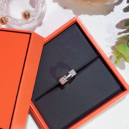 [Olivia Jewelry]H RING FULL DIAMOND