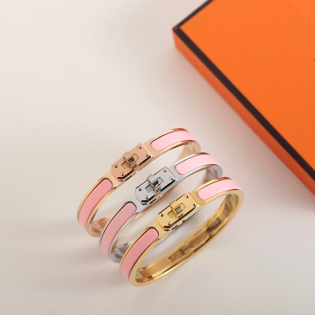 [Olivia Jewelry]HM KELLY PINK BRACELET
