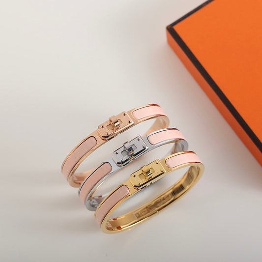 [Olivia Jewelry]HM KELLY LIGHT PINK BRACELET