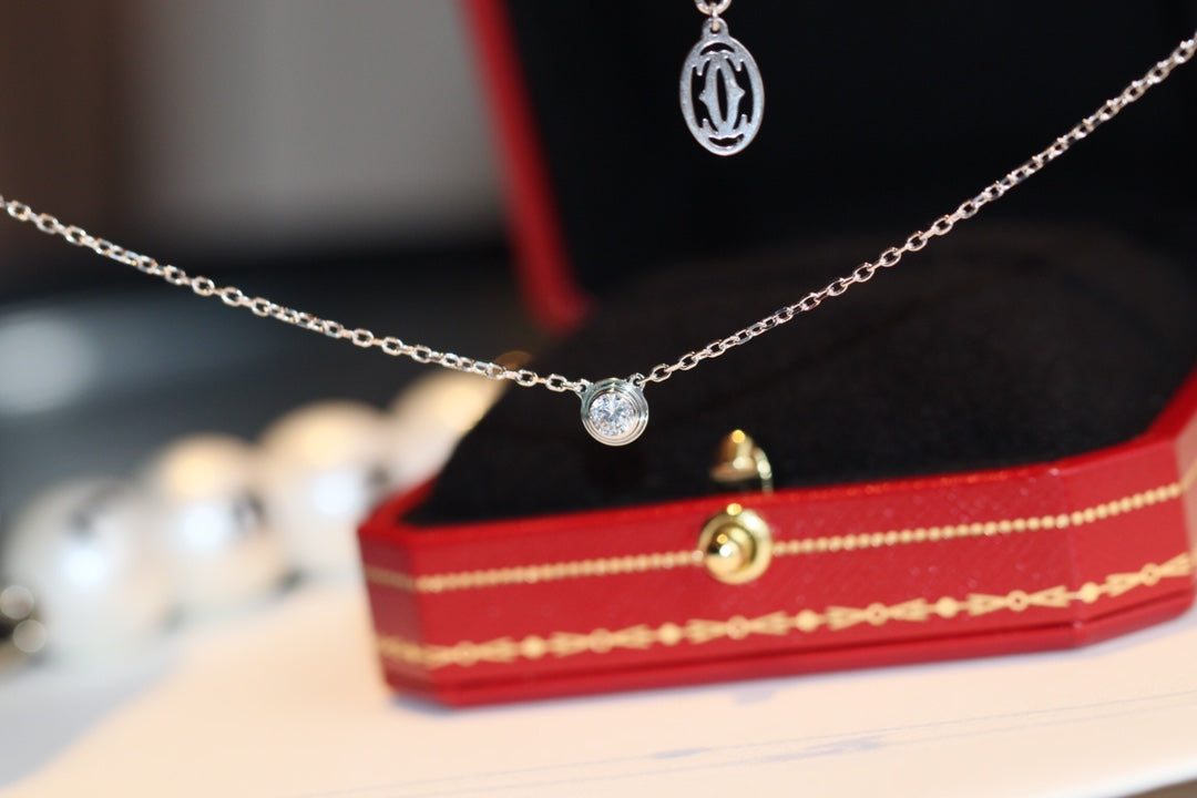 [Olivia Jewelry]DAMOUR DIAMOND NECKLACE