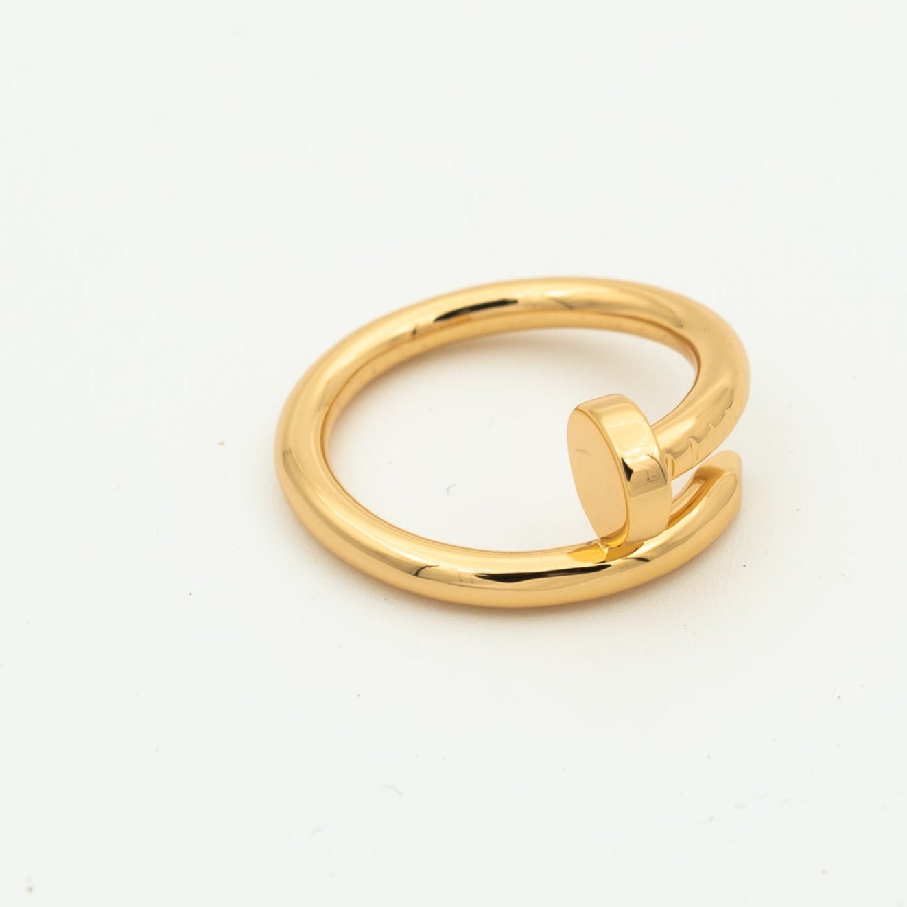 [Olivia Jewelry]JUSTE RING 2.65MM PINK GOLD
