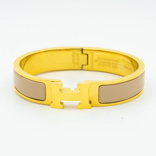 [Olivia Jewelry]H GREY BRACELET