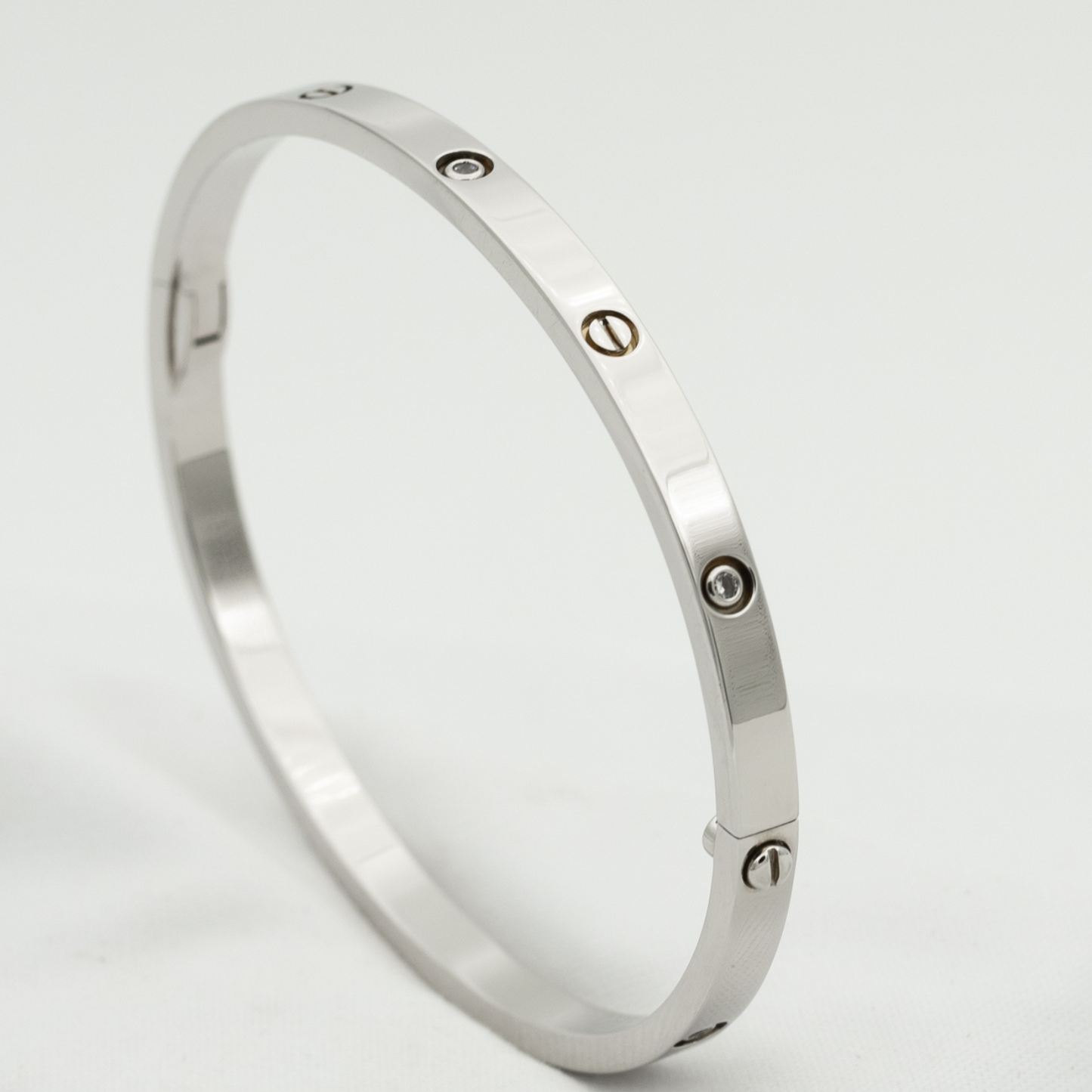 [Olivia Jewelry]LOVE BRACELET 3.65MM 6 DIAMONDS