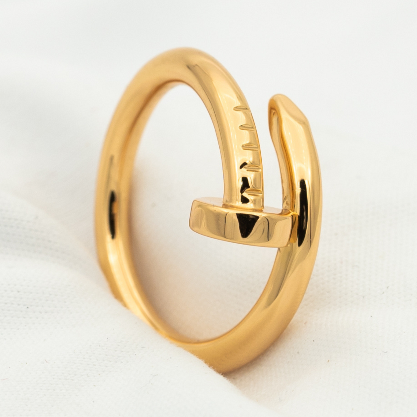 [Olivia Jewelry]JUSTE RING 2.65MM PINK GOLD