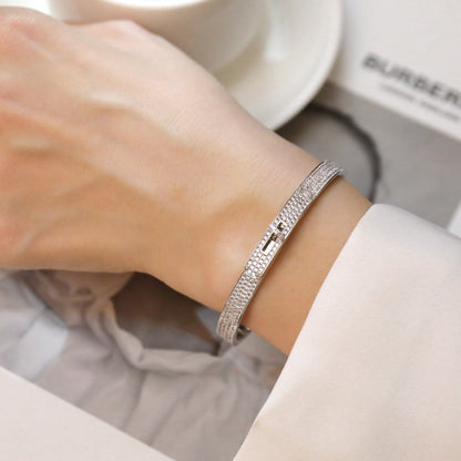 [Olivia Jewelry]KELLY BRACELET DIAMOND PAVED
