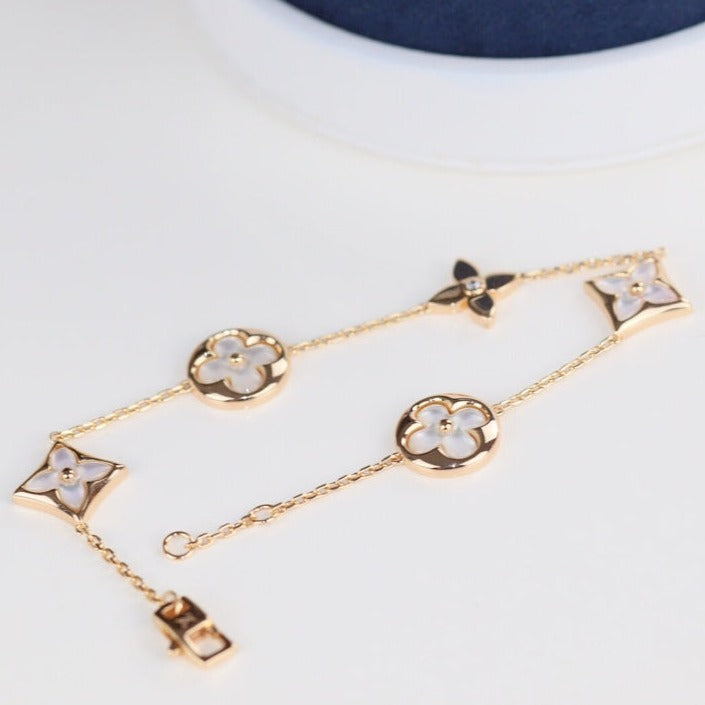 [Olivia Jewelry]LEAF CLOVER BRACELET