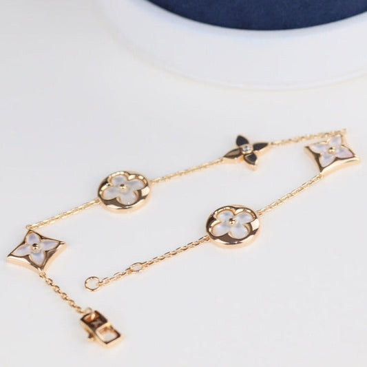 [Olivia Jewelry]LEAF CLOVER BRACELET