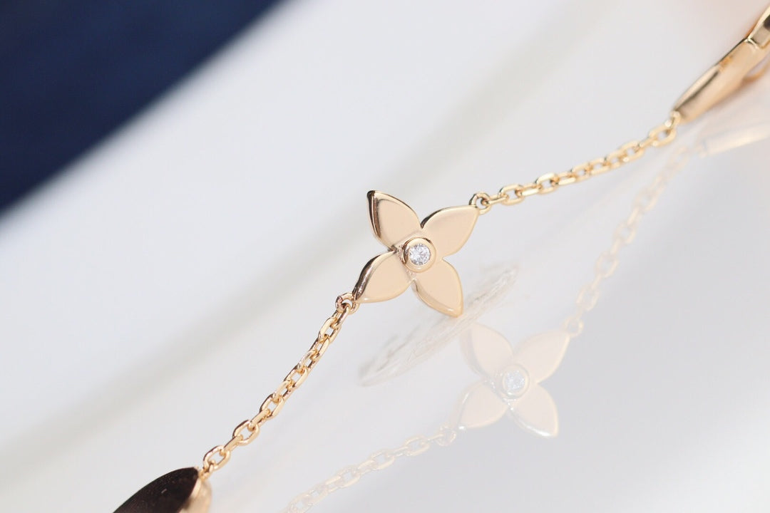 [Olivia Jewelry]LEAF CLOVER BRACELET