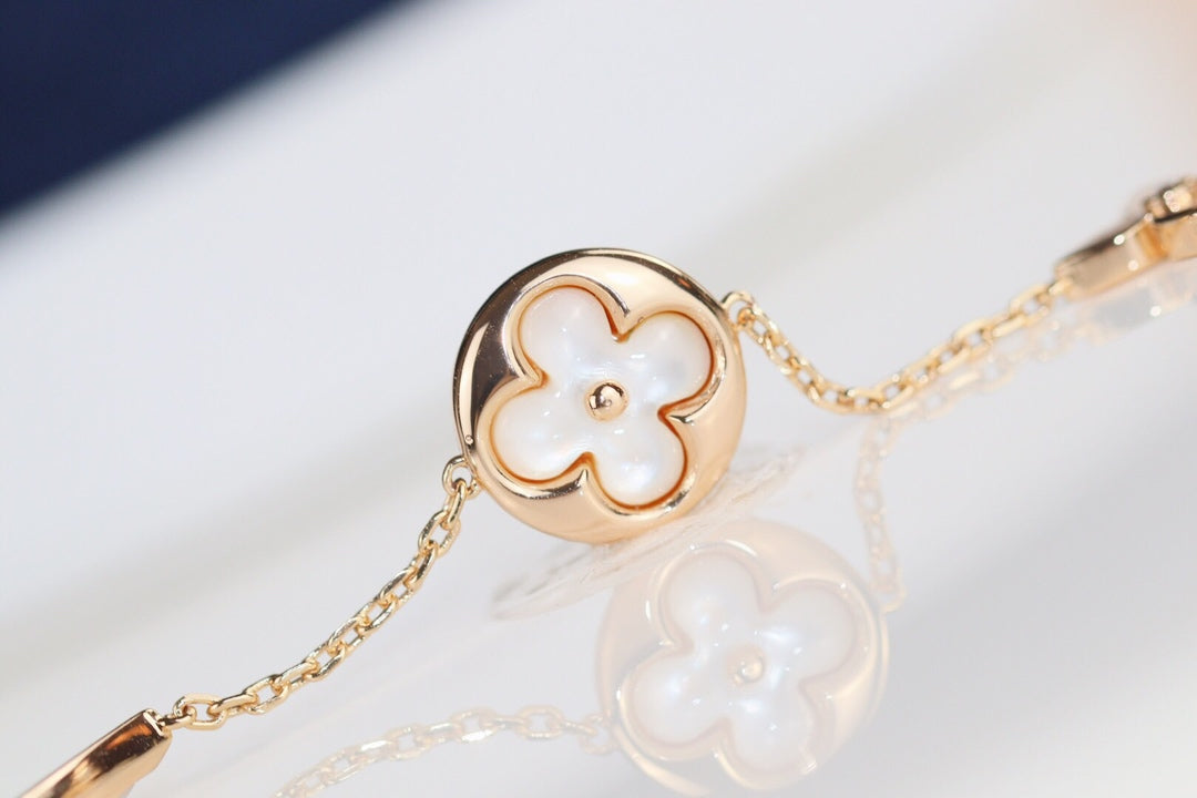 [Olivia Jewelry]LEAF CLOVER BRACELET