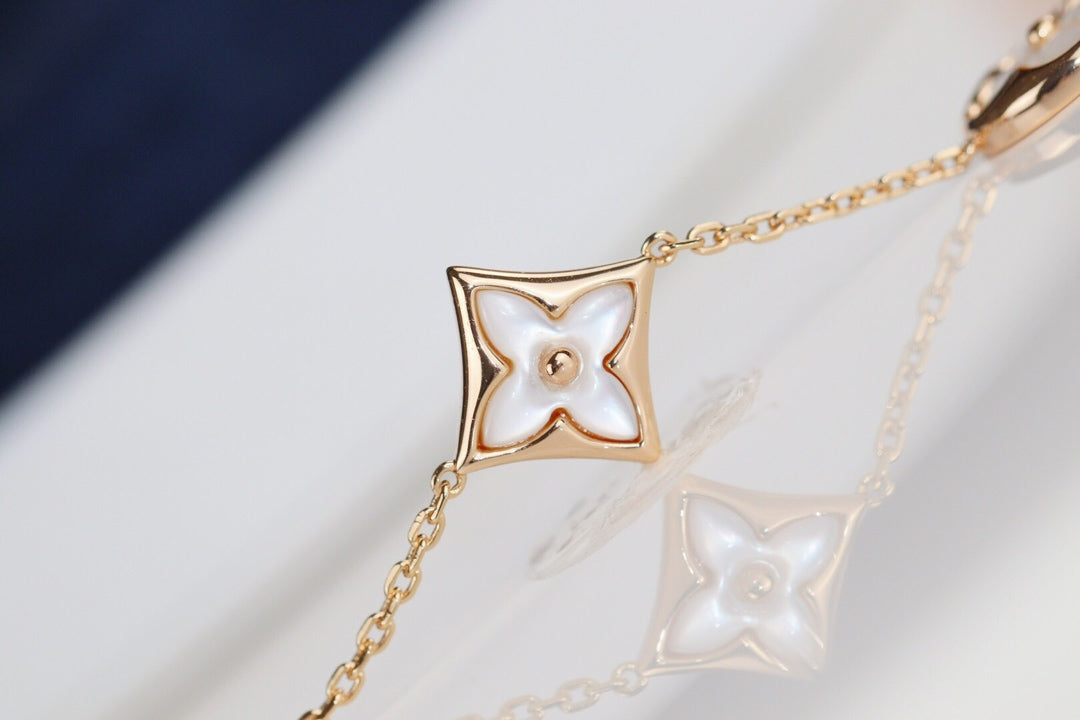 [Olivia Jewelry]LEAF CLOVER BRACELET