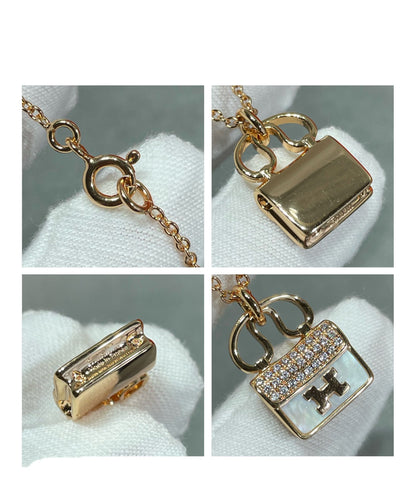 [Olivia Jewelry]H CIRCE MOISSANITE PENDANT NECKLACE GOLD