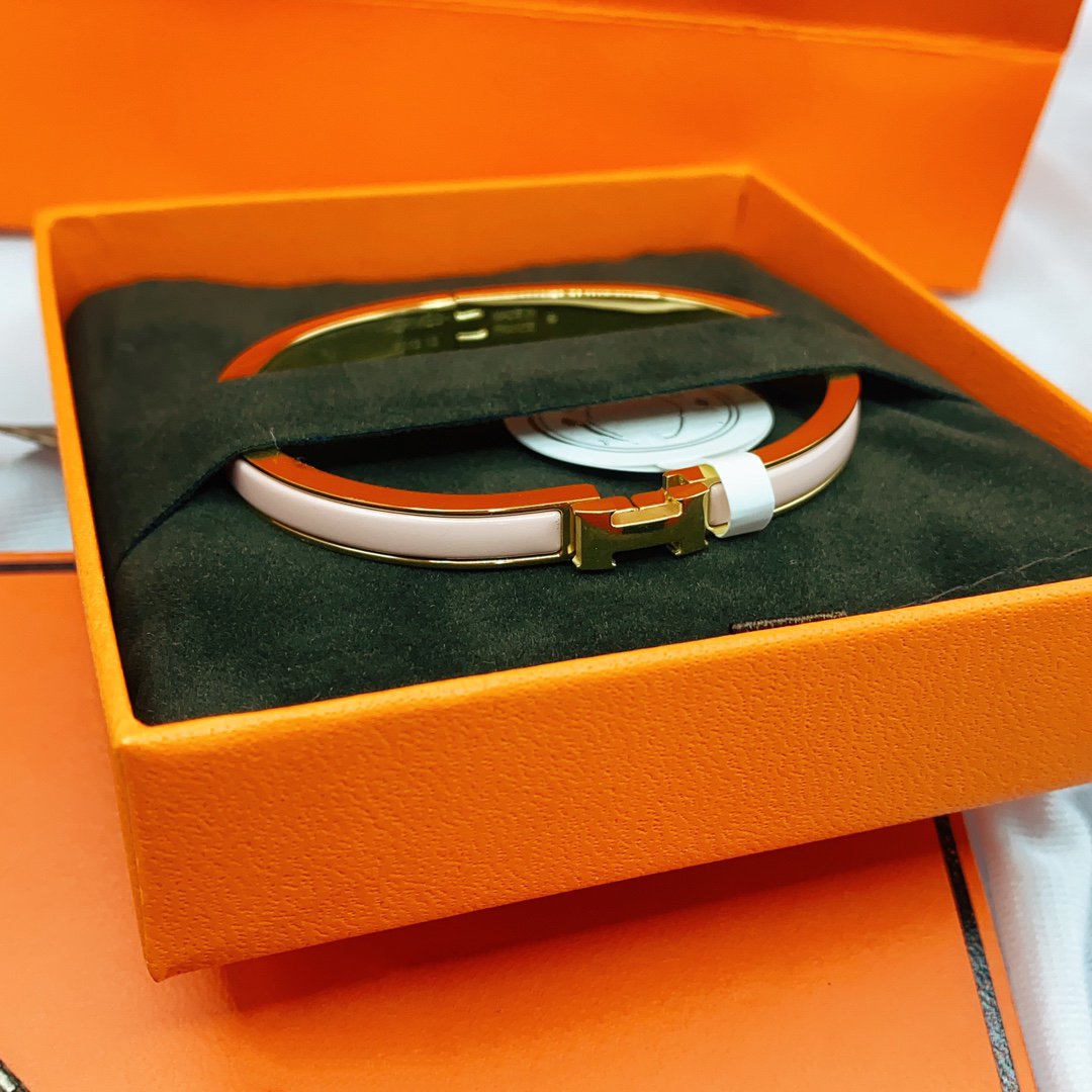 [Olivia Jewelry]CLASSIC HM CLIC  PINK 8MM ENAMEL BRACELET