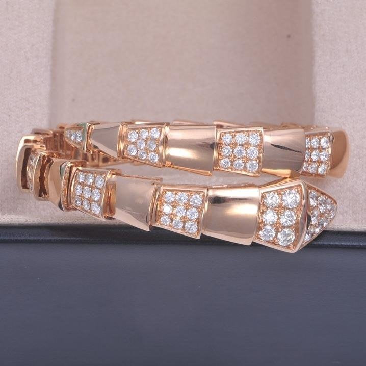 [OLIVIA]SERPENTI BRACELET PINK GOLD DIAMOND