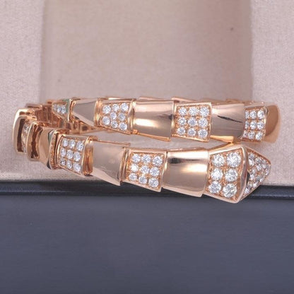 [OLIVIA]SERPENTI BRACELET PINK GOLD DIAMOND