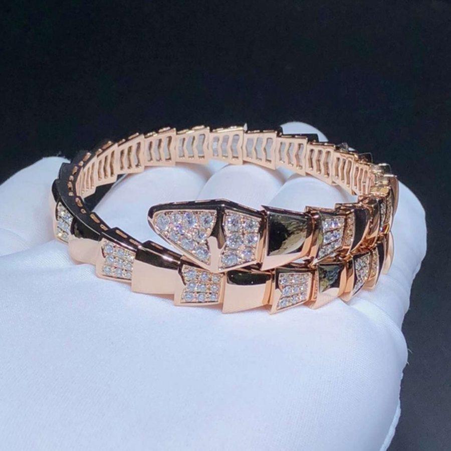 [OLIVIA]SERPENTI BRACELET PINK GOLD DIAMOND