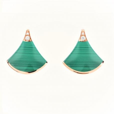 [OLIVIA]DIVAS DREAM EARRINGS PINK GOLD