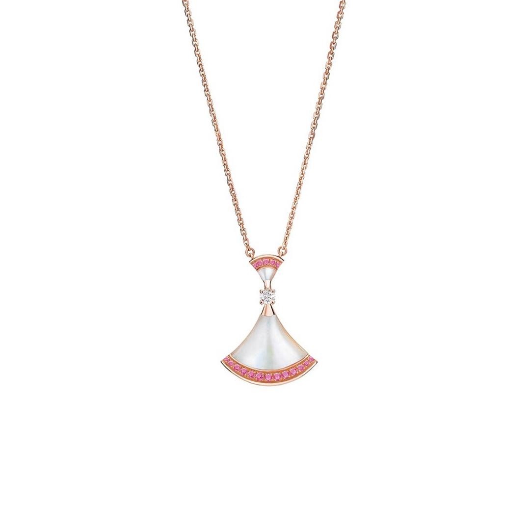 [OLIVIA]DREAM NECKLACE MOP PINK DIAMOND