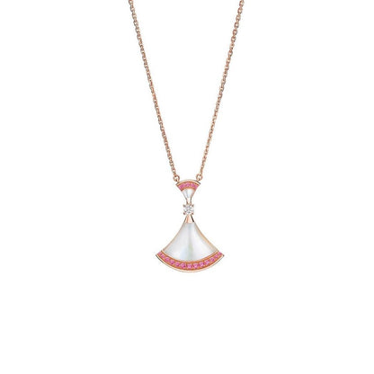 [OLIVIA]DREAM NECKLACE MOP PINK DIAMOND