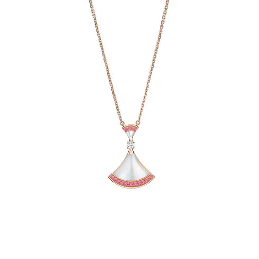 [OLIVIA]DREAM NECKLACE MOP PINK DIAMOND