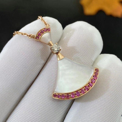 [OLIVIA]DREAM NECKLACE MOP PINK DIAMOND