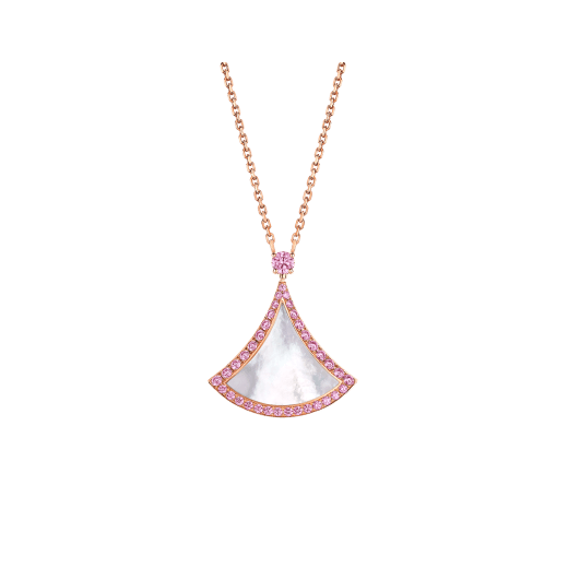 [OLIVIA]DREAM NECKLACE MOP DIAMOND PINK