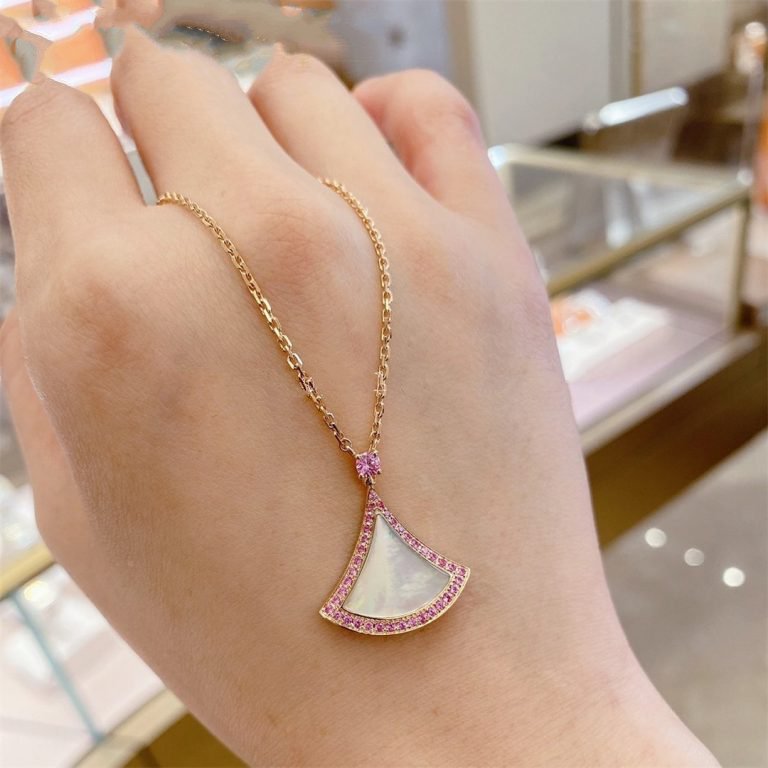 [OLIVIA]DREAM NECKLACE MOP DIAMOND PINK