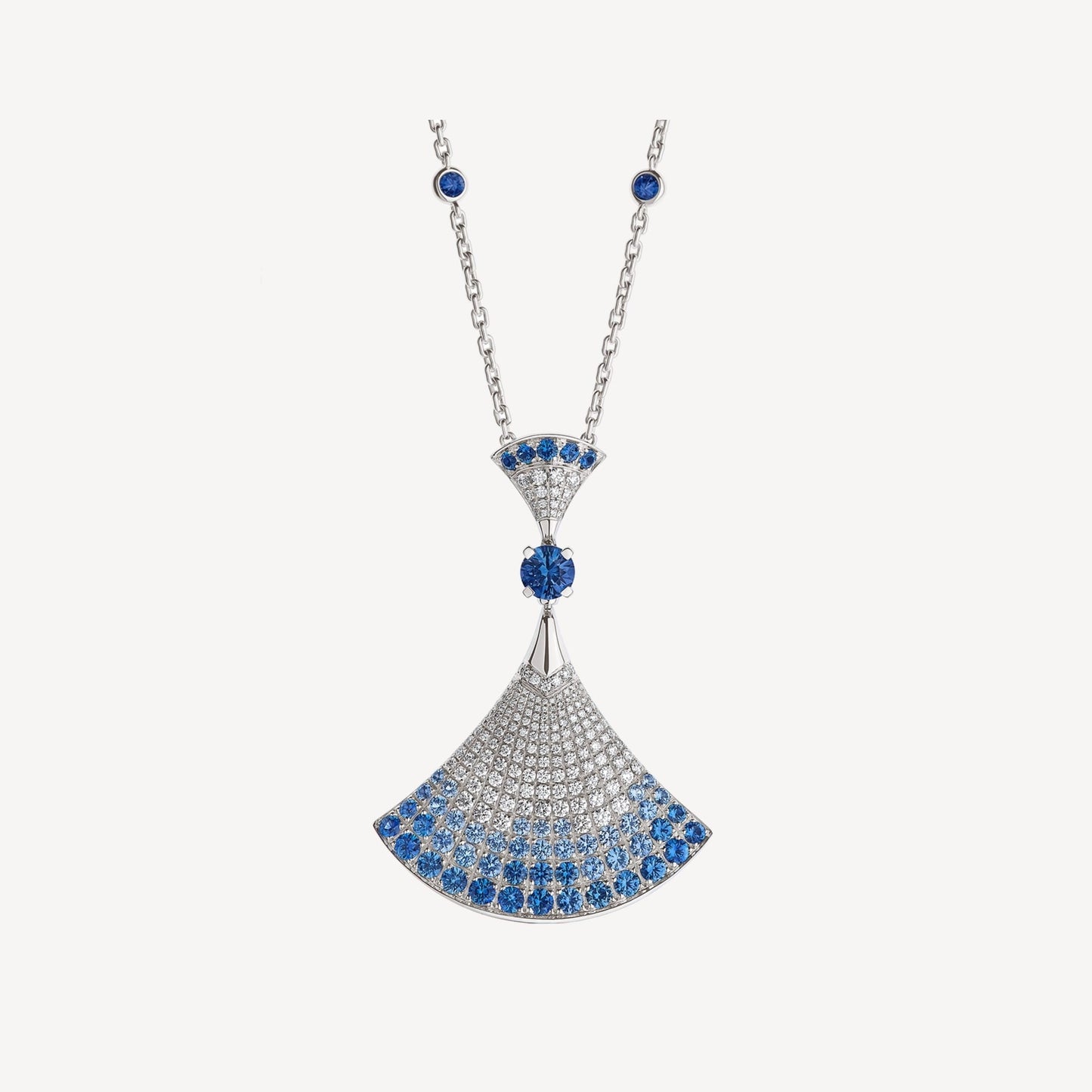 [OLIVIA]DREAM NECKLACE AGATE SILVER DIAMOND