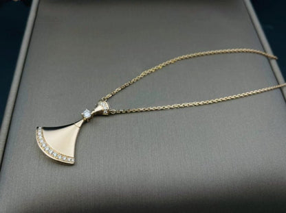 [OLIVIA]DREAM NECKLACE PINK GOLD DIAMOND