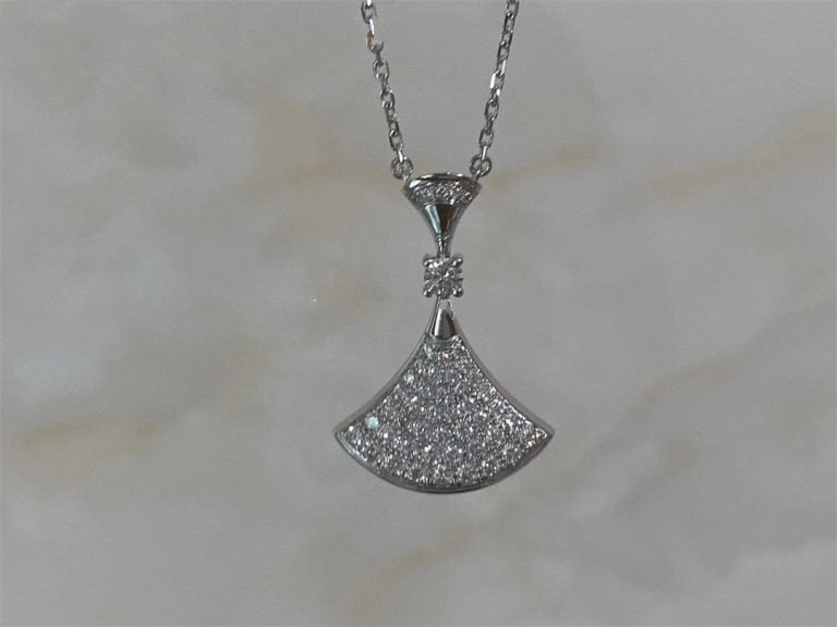 [OLIVIA]DREAM NECKLACE SILVER FULL DIAMOND