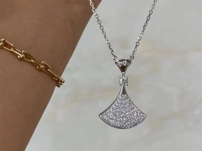 [OLIVIA]DREAM NECKLACE SILVER FULL DIAMOND