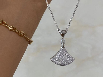 [OLIVIA]DREAM NECKLACE SILVER FULL DIAMOND