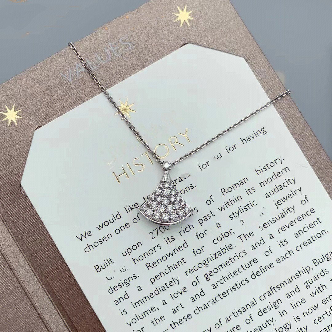 [OLIVIA]DREAM NECKLACE SILVER DIAMOND