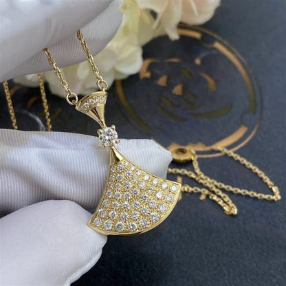 [OLIVIA]DREAM NECKLACE GOLD FULL DIAMOND