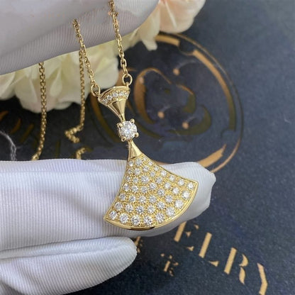 [OLIVIA]DREAM NECKLACE GOLD FULL DIAMOND