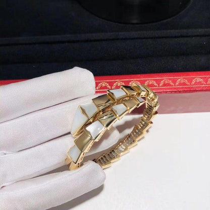 [OLIVIA]SERPENTI BRACELET MOP GOLD