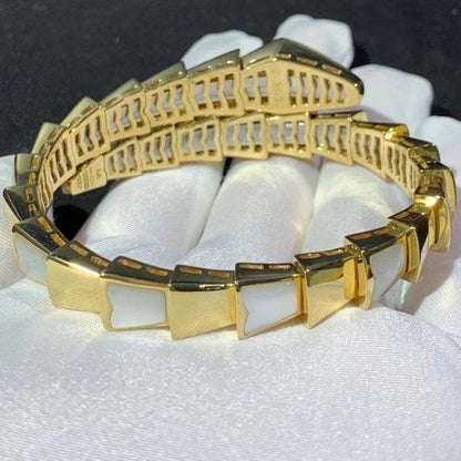 [OLIVIA]SERPENTI BRACELET MOP GOLD