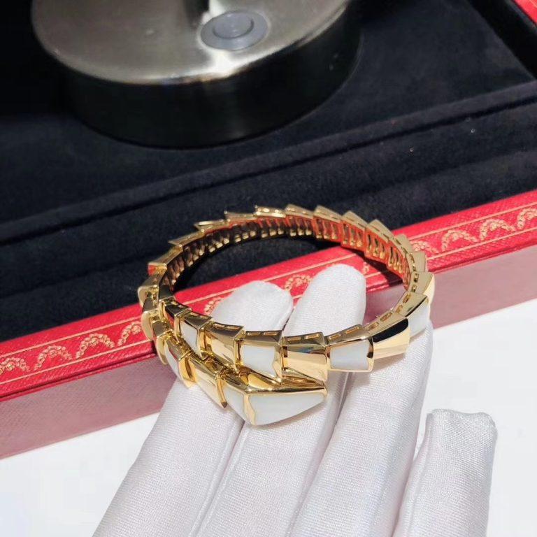 [OLIVIA]SERPENTI BRACELET MOP GOLD