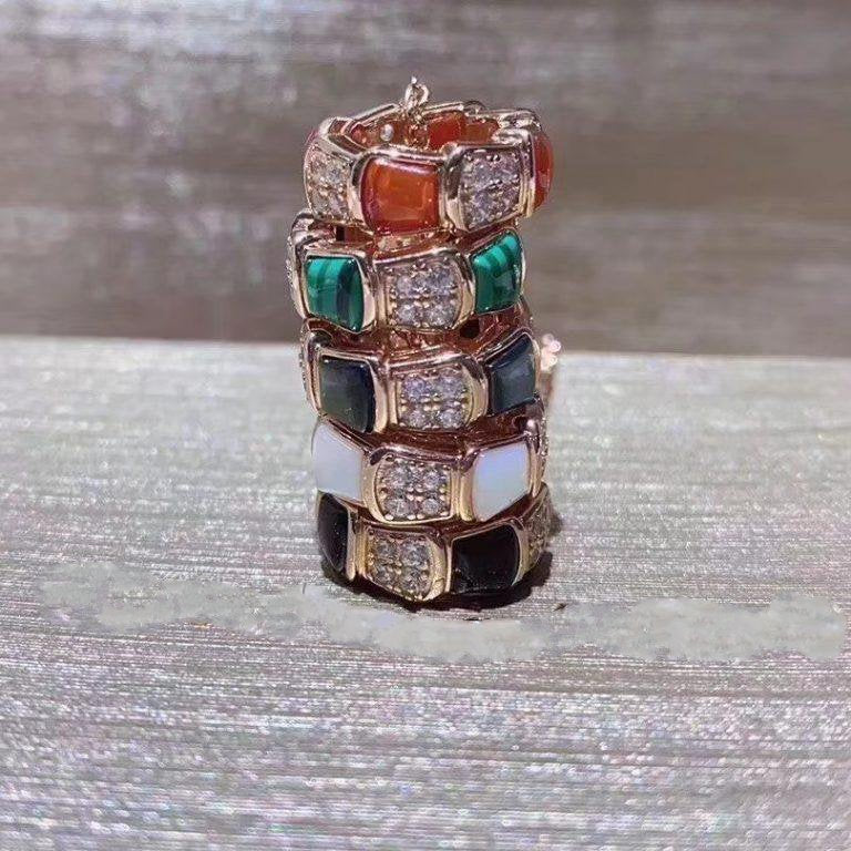 [OLIVIA]SERPENTI PEDANT DIAMOND NECKLACE