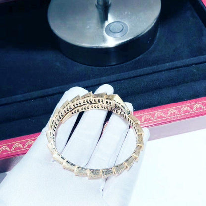 [OLIVIA]SERPENTI BRACELET 8MM PINK GOLD DIAMOND