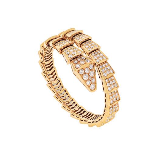 [OLIVIA]SERPENTI BRACELET 8MM GOLD DIAMOND
