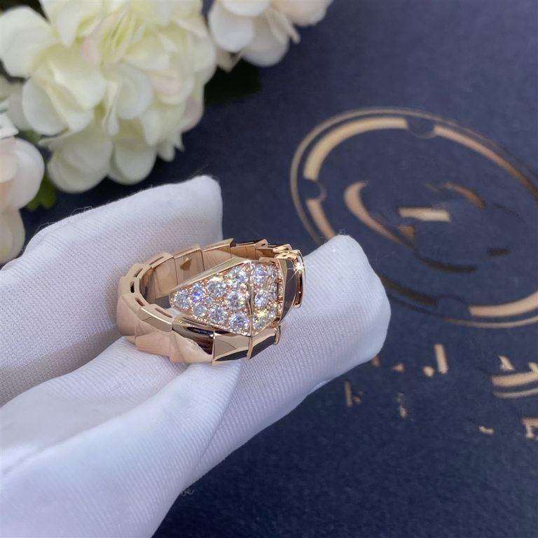 [OLIVIA]SERPENTI RING PINK GOLD DIAMOND