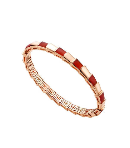 [OLIVIA]SERPENTI BRACELET PINK GOLD RUBELLITE